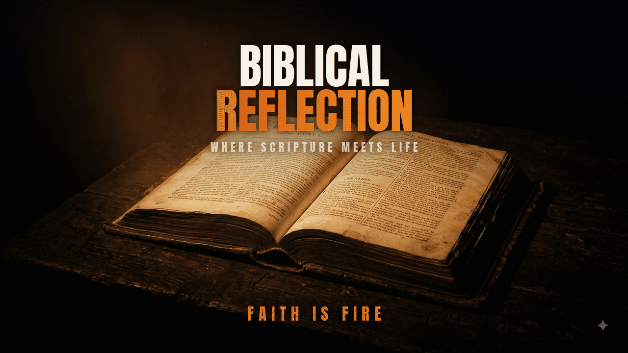 Biblical Reflection | Where Scripture Meets Life