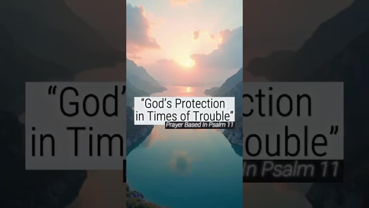 A Powerful Prayer for God's Protection and Peace