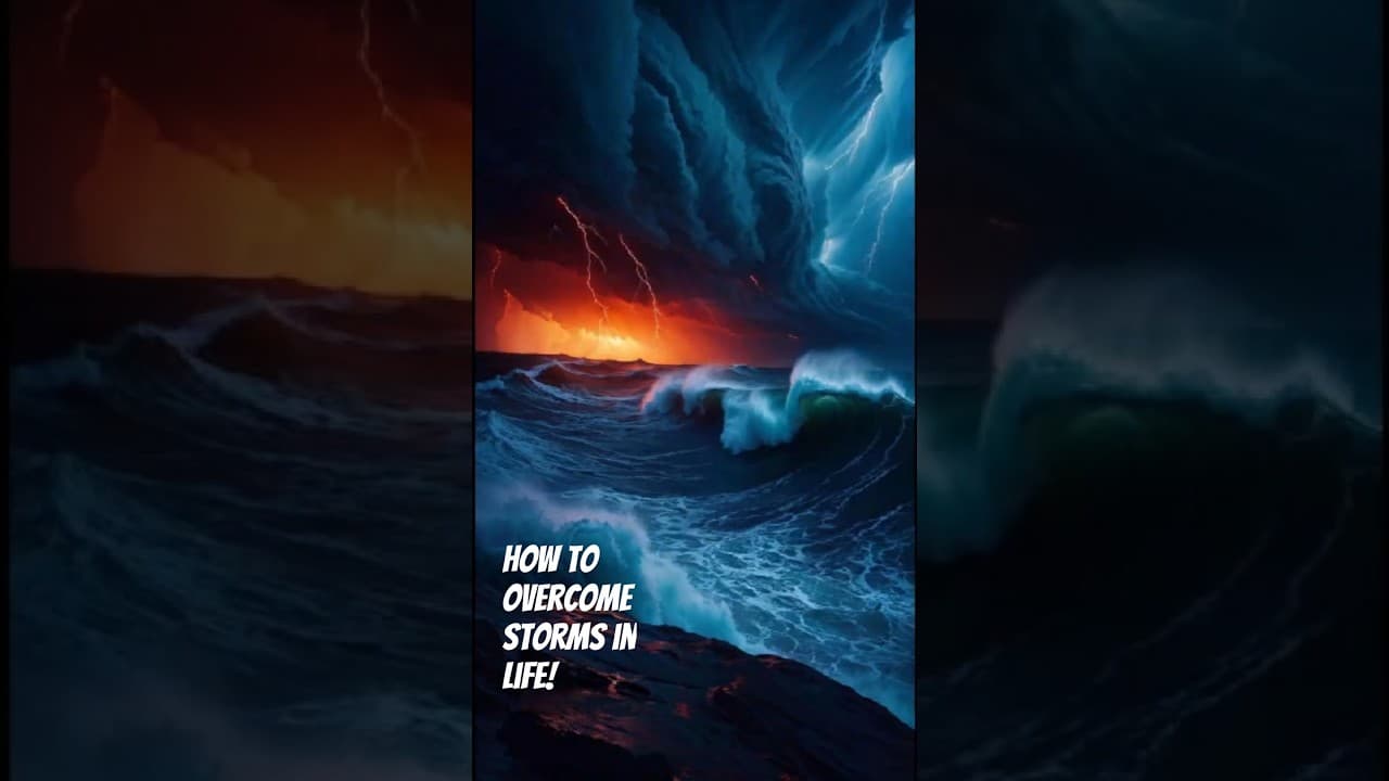 How to overcome storms in life!