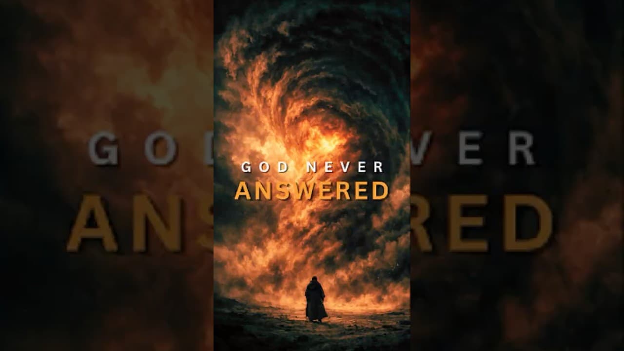 God Never Answered Job's Question