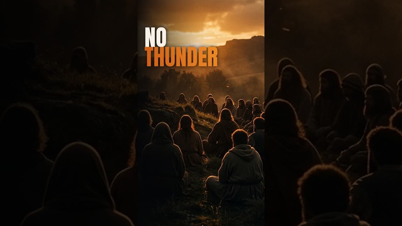 Moses Went Up With Fire. Jesus Sat Down.