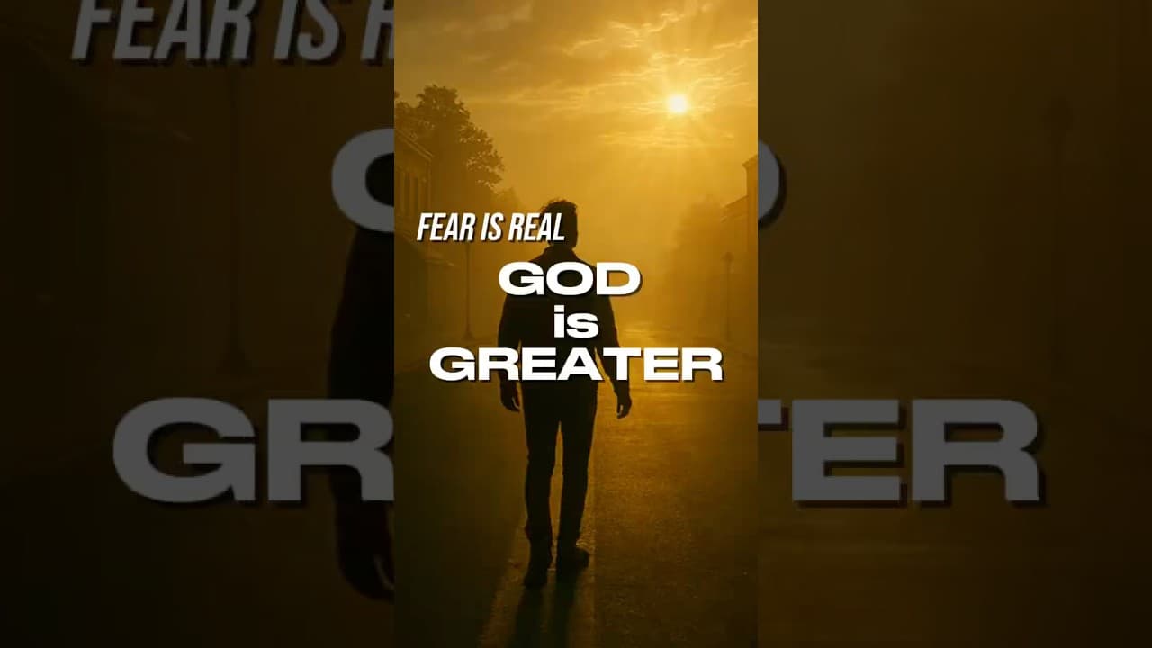 Fear Is Real, But God Is Greater (Psalm 56) #motivation