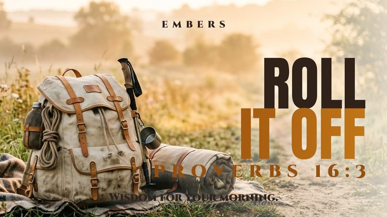 The Verse for the Morning You Can't Stop Carrying the Outcome (Proverbs 16:3)